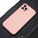 Accurate Hole Braided Nylon Heat Dissipation PC + TPU Protective Case For iPhone 12 Pro Max(Pink)