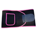 Postpartum Abdomen Belt Sports Yoga Body Body Shaper Elastic Waist Belt, Size:L(Pocket Rose Red)