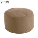 2 PCS Home Furniture Lazy Sofa Cover Pedal Cover, Size:30x20cm(Brown)