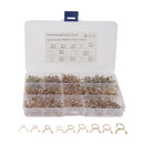 A6023 345 in 1 Galvanized Tubing Spring Clips Clamps Steel Wire Circlip Clamp