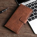 Skin Feel Crocodile Texture Magnetic Clasp Horizontal Flip PU Leather Case with Holder & Card Slots & Wallet For Samsung Galaxy A02s 164.2mm(Brown)