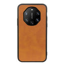 For Huawei Mate 40 RS Accurate Hole Two-color Calf Texture Shockproof Case(Brown)