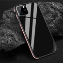 For iPhone 11 Pro SULADA Shockproof Aviation Aluminum Metal Frame + Nano Glass + TPU Protective Case(Pink)