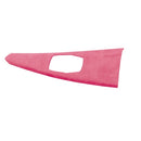 Car Suede Wrap Center Console Panel Decorative Sticker for BMW 3 Series 3GT / 4 Series 2013-2019, Left Drive(Pink)