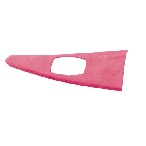 Car Suede Wrap Center Console Panel Decorative Sticker for BMW 3 Series 3GT / 4 Series 2013-2019, Left Drive(Pink)