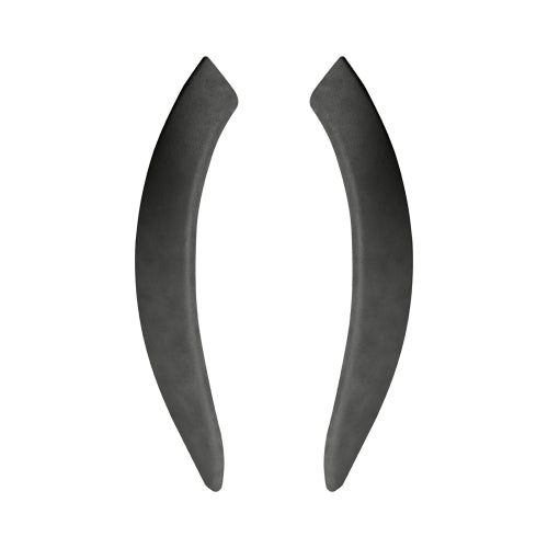 Car Suede Wrap Door Armrest Decorative Sticker for BMW 3 Series 3GT / 4 Series 2013-2019, Left and Right Drive Universal(Dark Grey)