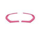 Car Suede Wrap Thong Square Shape Steering Wheel Decorative Sticker for BMW F Chassis, Left and Right Drive Universal(Pink)