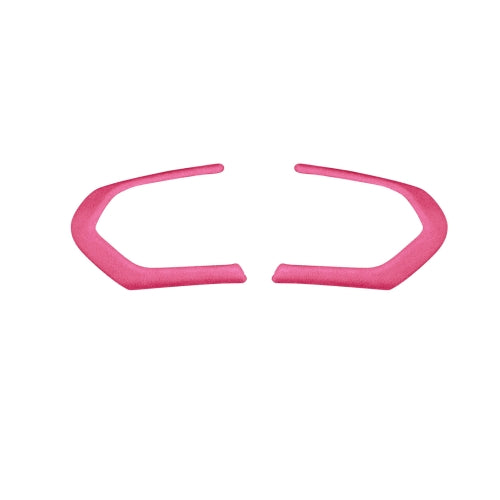 Car Suede Wrap Thong Square Shape Steering Wheel Decorative Sticker for BMW F Chassis, Left and Right Drive Universal(Pink)