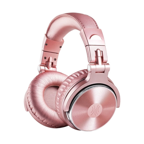 OneOdio Pro-10 Head-mounted Noise Reduction Wired Headphone with Microphone, Color:Rose Gold