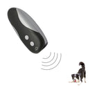 RC-533 Handheld Portable Ultrasonic Dog Repeller(Black + Silver)