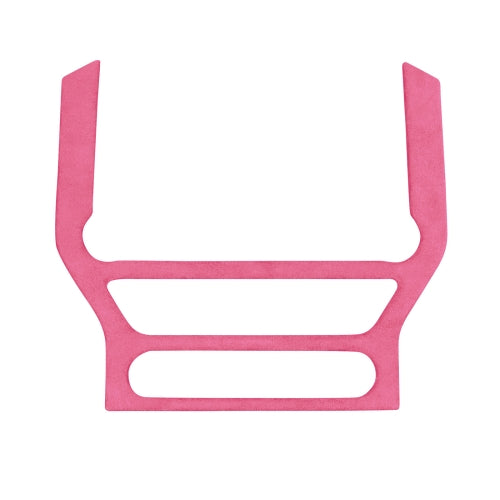 Car Suede Wrap Central Control CD Panel Cover for Ford Mustang 2015-2021, Left and Right Drive Universal(Pink)