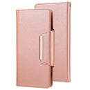 For Samsung Galaxy A52 5G / 4G Ultra-thin Separable Magnetic Horizontal Flip Leather Case with Card Slot & Wallet(Pink)