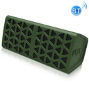 NewRixing NR-3021 TWS Hollow Triangle Pattern Bluetooth Speaker(Green)