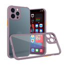 Michelin Tires Texture Acrylic + TPU Shockproof Protective Case For iPhone 13 Pro Max(Purple)