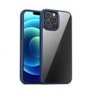 iPAKY Bright Color Series TPU + PC Shockproof Protective Case For iPhone 13 Pro(Blue)