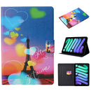 Coloured Drawing Pattern Horizontal Flip Leather Tablet Case with Holder & Card Slot & Sleep / Wake-up Function For iPad mini 6(Romantic Tower)
