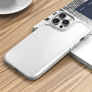 iPAKY Royal Armor Shockproof TPU + Clear PC Protective Case For iPhone 13 Pro Max(White)