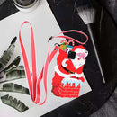 For Huawei Mate 20 Pro Christmas Series TPU Shockproof Case with Neck Lanyard(Santa Claus)