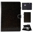 For Galaxy Tab S4 10.5 T830 Varnish Glitter Powder Horizontal Flip Leather Case with Holder & Card Slot(Black)
