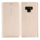 For Galaxy Note 9 GEBEI PU+TPU Horizontal Flip Protective Case with Holder & Card Slots(Gold)