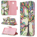 For Xiaomi Redmi 8A Colored Drawing Pattern Horizontal Flip PU Leather Case with Holder & Card Slots & Wallet(Tree Of Life)