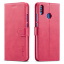 For Huawei Honor 8X LC.IMEEKE Calf Texture Horizontal Flip Leather Case, with Holder & Card Slots & Wallet(Rose Red)