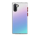 For Galaxy Note 10+ Honeycomb Shockproof TPU Case(Transparent)