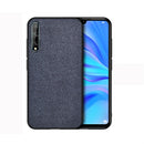 For Huawei Enjoy 10s Shockproof Cloth Texture PC + TPU Protective Case(Blue)