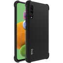 For Galaxy A90 5G IMAK All-inclusive Shockproof Airbag TPU Case, with Screen Protector(Black)