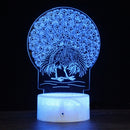 DW01 Crack Base Creative 3D Colorful LED Decorative Night Light, Touch Version