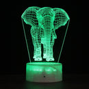 DW11 Crack Base Creative 3D Colorful LED Decorative Night Light, Remote Control Version