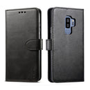 For Galaxy S9 GUSSIM Business Style Horizontal Flip Leather Case with Holder & Card Slots & Wallet(Black)