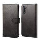 For Galaxy Note 10 GUSSIM Business Style Horizontal Flip Leather Case with Holder & Card Slots & Wallet(Black)
