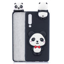For Galaxy A70 3D Cartoon Pattern Shockproof TPU Protective Case(Red Bow Panda)