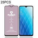 For OPPO A7x 25 PCS 9H HD High Alumina Full Screen Tempered Glass Film