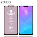 For OPPO Realme 2 25 PCS 9H HD High Alumina Full Screen Tempered Glass Film