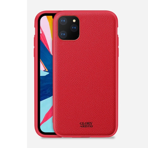 For iPhone 11 Pro X-level Glory Series Non-slip All-inclusive Case(Leather Red)