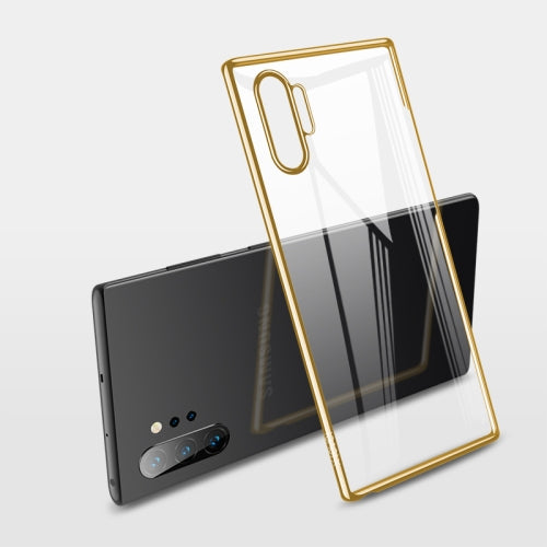 For Galaxy Note10+ X-level Dawn Series Transparent Ultra-thin TPU Case(Gold)