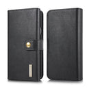 For Galaxy Note9 DG.MING Triple Fold Crazy Horse Texture Magnetic Horizontal Flip Leather Case with Holder & Card Slots & Wallet(Black)
