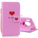 For Huawei Mate 30 Pro Horizontal Flip Leather Case with Holder & Card Slots & Wallet(A Red Heart)