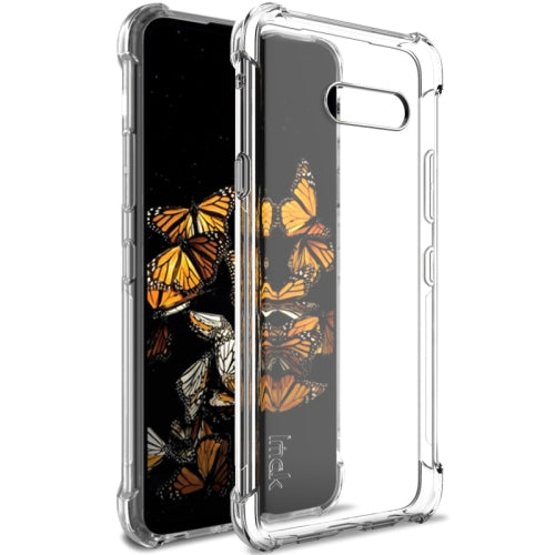 For LG G8X ThinQ / V50S ThinQ 5G IMAK All-inclusive Shockproof Airbag TPU Case with Screen Protector(Transparent)