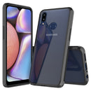 For Galaxy A10s Scratchproof TPU + Acrylic Protective Case(Black)