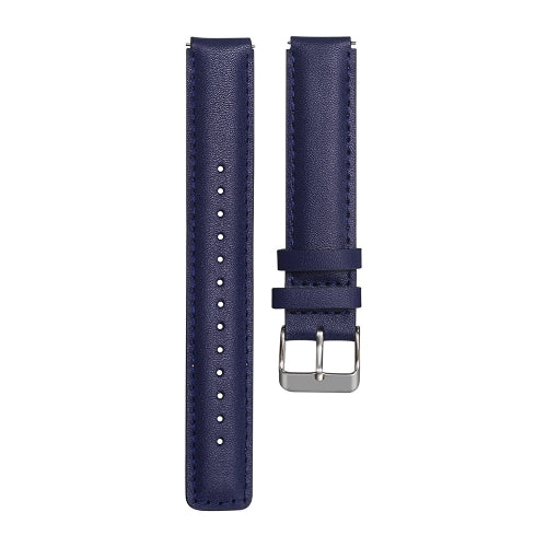 For Huawei Band 3 Smart Bracelet Leather Strap(Navy Blue)