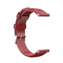 For Huawei B5 Oil wax Leather Strap(Big Red)