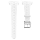 For POLAR Polar FT60 Women's Silicone Watch Strap(White)