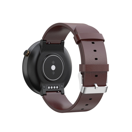 For Huami Amazfit Leather watch Strap(Brown)