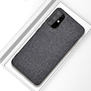 For Galaxy S20 Ultra Shockproof Cloth Texture PC + TPU Protective Case(Silver Ash)