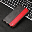 For Galaxy A71 Business Solid Color Stitching Horizontal Flip PU Leather Case with Holder & Card Slot(Red)