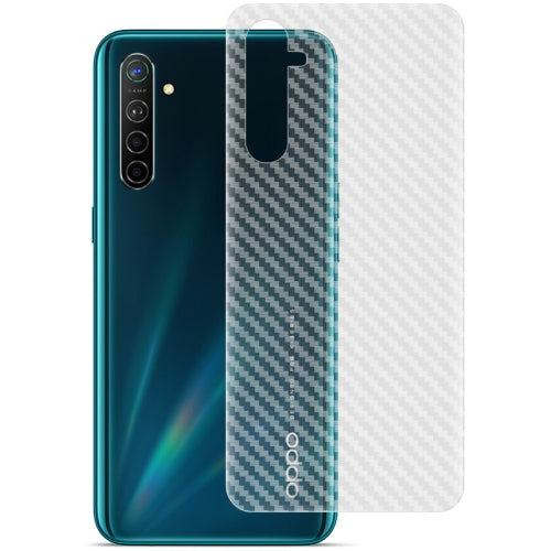 For Realme XT / Realme X2 / OPPO K5 IMAK PVC Carbon Fiber Texture Translucent Feel Back Film
