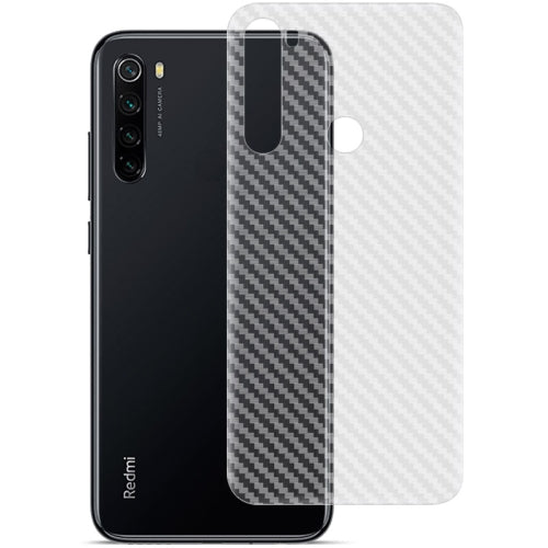 For Xiaomi Redmi Note 8 IMAK PVC Carbon Fiber Texture Translucent Feel Back Film